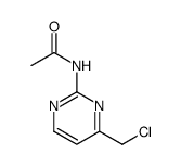 Acetamide, N-[4-(chloromethyl)-2-pyrimidinyl] Structure