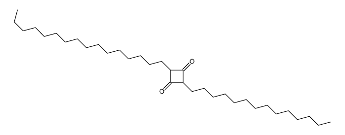 2-hexadecyl-4-tetradecylcyclobutane-1,3-dione结构式