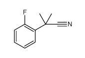 Benzeneacetonitrile, 2-fluoro-α,α-dimethyl结构式