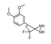 3-(3,4-dimethoxyphenyl)-3-(trifluoromethyl)diaziridine Structure