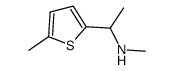 Methyl-[1-(5-methyl-thiophen-2-yl)-ethyl]-amine Structure