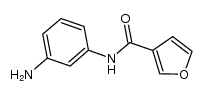 N-(3-aminophenyl)-3-furamide结构式
