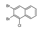 2,3-dibromo-1-chloronaphthalene Structure