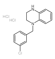 1-(3-Chlorobenzyl)-1,2,3,4-tetrahydroquinoxaline Structure