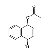 trans-1-acetoxy-4-deuterio-1,4-dihydronaphthalene Structure
