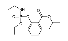 propan-2-yl 2-[ethoxy(ethylamino)phosphoryl]oxybenzoate Structure