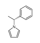 (1'R)-1-(1'-phenylethyl)-1H-pyrrole结构式