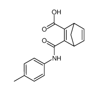 3-(p-methylphenylcarbamoyl)norbornadiene-2-carboxylic acid结构式