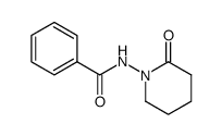 1-benzoylamino-piperidin-2-one Structure
