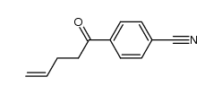 1-(p-Cyanophenyl)-4-pentene-1-one Structure