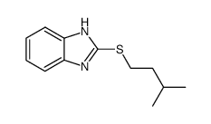 2-isopentylmercapto-1H-benzimidazole Structure