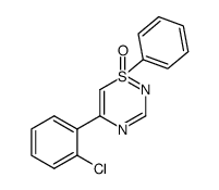 5-(2-chlorophenyl)-1-phenyl-1H-1λ4,2,4-thiadiazine 1-oxide Structure