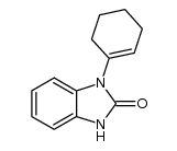 1-(cyclohex-1-enyl)-1,3-dihydro-2H-benzimidazol-2-one结构式