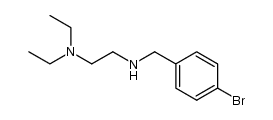 N,N-Diethyl-N'-[4-brom-benzyl]-ethylendiamin结构式