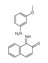 1,2-Naphthochinon-1-yl-(3-methoxyphenylhydrazon) Structure