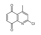 2-chloro-4-methylquinoline-5,8-dione结构式