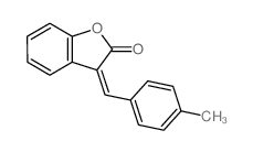 2(3H)-Benzofuranone,3-[(4-methylphenyl)methylene]-结构式