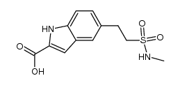 5-[2-(methylsulfamoyl)ethyl]-1H-indole-2-carboxylic acid结构式