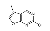 2-chloro-5-methylfuro[2,3-d]pyrimidine Structure