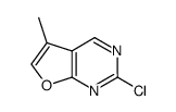 2-chloro-5-methylfuro[2,3-d]pyrimidine结构式