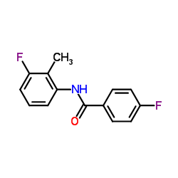 4-Fluoro-N-(3-fluoro-2-methylphenyl)benzamide Structure