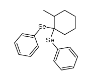 1,1-bis(phenylselenenyl)-2-methylcyclohexane结构式