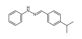 1-(4-isopropylbenzylidene)-2-phenylhydrazine结构式