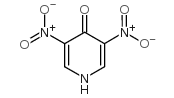 4-Pyridinol,3,5-dinitro- Structure
