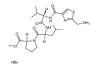 (gly)Thz-L-Val-L-Leu-L-Pro-OMe*HBr结构式