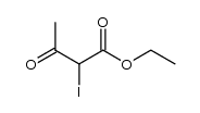 ethyl 2-iodo-3-oxobutanoate Structure