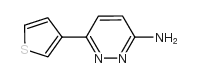 3-AMINO-6-(THIOPHEN-3-YL)PYRIDAZINE structure