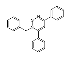 2-benzyl-3,5-diphenyl-1,2,6-thiadiazine结构式