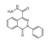 4-OXO-3-PHENYL-3,4-DIHYDROPHTHALAZINE-1-CARBOHYDRAZIDE Structure