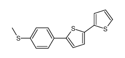 2-(4-methylsulfanylphenyl)-5-thiophen-2-ylthiophene Structure