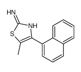 5-methyl-4-naphthalen-1-yl-1,3-thiazol-2-amine结构式