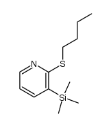 2-(butylthio)-3-(trimethylsilyl)pyridine Structure