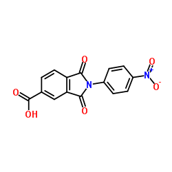 2-(4-NITROPHENYL)-1,3-DIOXOISOINDOLINE-5-CARBOXYLIC ACID Structure