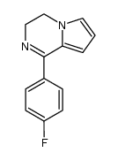 1-(4-fluorophenyl)-3,4-dihydropyrrolo[1,2-a]pyrazine Structure