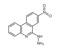 6-hydrazinyl-8-nitrophenanthridine Structure