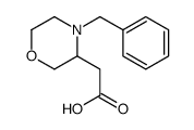 2-(4-苄基吗啉-3-基)乙酸结构式