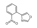 4-(2-Nitrophenyl)oxazole结构式
