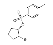 2-bromocyclopentyl p-toluenesulfonate结构式