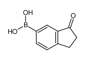 (3-Oxo-2,3-dihydro-1H-inden-5-yl)boronic acid structure