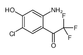 2-Trifluoroacetyl-4-chloro-5-hydroxyaniline结构式