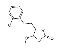 4-(2-chlorophenethyl)-5-methoxy-1,3-dioxolan-2-one结构式