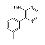 3-(3-methylphenyl)pyrazin-2-amine Structure