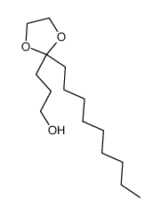 2-(3-hydroxypropyl)-2-nonyl-1,3-dioxolane结构式
