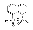 1-nitronaphthalene-8-sulphonic acid Structure