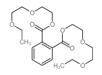1,2-Benzenedicarboxylicacid, 1,2-bis[2-(2-ethoxyethoxy)ethyl] ester结构式