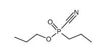 cyano-propyl-phosphinic acid propyl ester Structure